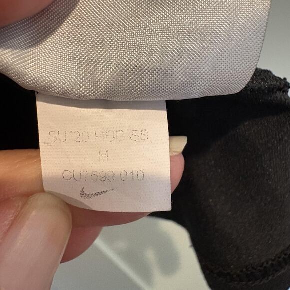 Nike Shirt Womens Medium Black Dri-FIT Athletic Training Running CU7593-010 - Picture 11 of 12